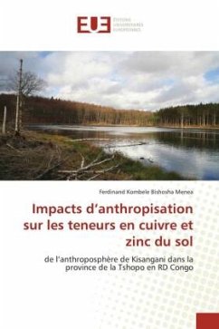 Impacts d¿anthropisation sur les teneurs en cuivre et zinc du sol - Kombele Bishosha Menea, Ferdinand