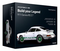 FRANZIS 67217 - Porsche 911 Carrera RS 2.7 Build Your Legend   Metall-Modellbausatz im Maßstab 1:24, inkl. Soundmodul und 72-seitigem Begleitbuch