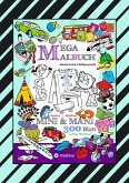 MEGA MALBUCH - SPECIAL EDTITON - 300 SEITEN MIT LUSTIGEN MOTIVEN - ABENTEUER MIT MINI & MANI - SPANNENDE THEMEN (eBook, ePUB)