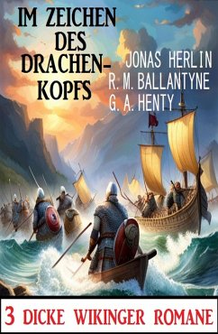 Im Zeichen des Drachenkopfs: 3 Dicke Wikinger-Romane (eBook, ePUB) - Herlin, Jonas; Ballantyne, R. M.; Henty, G. A.