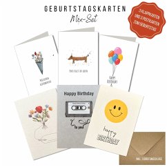 Cover KEITCARDS Geburtstagskarten mixed Set - 3 Postkarten und 3 Klappkarten