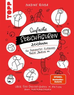 Einfache Strichfiguren zeichnen (SPIEGEL Bestseller Autorin) (eBook, PDF) - Roßa, Nadine