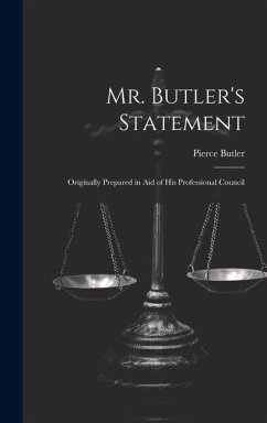 Mr. Butler's Statement - Butler, Pierce