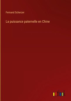 La puissance paternelle en Chine