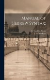 Manual of Hebrew Syntax;