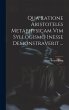 Qua Ratione Aristoteles Metaphysicam... - Bild 1