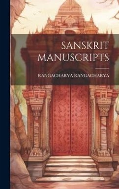 Sanskrit Manuscripts - Rangacharya, Rangacharya