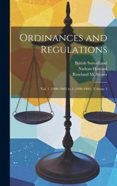 Ordinances and Regulations - Somaliland, British; Howard, Nathan; Stover, Rowland M