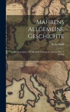 Mährens Allgemeine Geschichte - Dudik, Beda