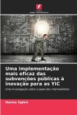 Uma implementação mais eficaz das subvenções públicas à inovação para as YIC