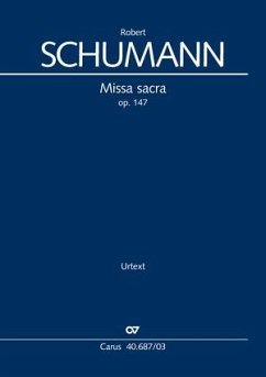 Missa sacra c-Moll (Klavierauszug) - Schumann, Robert