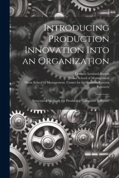 Introducing Production Innovation Into an Organization - Leonard-Barton, Dorothy