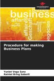 Procedure for making Business Plans