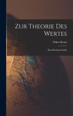 Zur Theorie Des Wertes - Kraus, Oskar