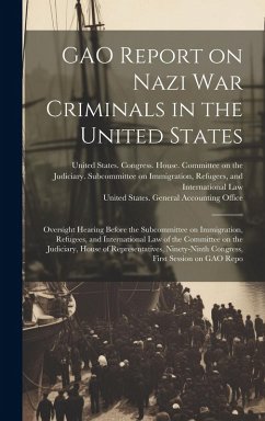 Cover GAO Report on Nazi war Criminals in the United States