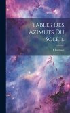 Tables Des Azimuts Du Soleil