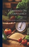Comments On Corpulency