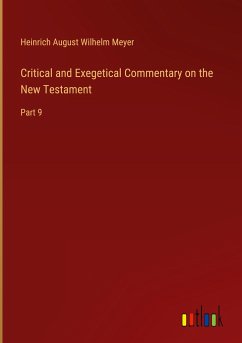 Critical and Exegetical Commentary on the New Testament