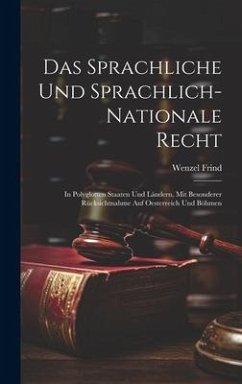 Cover Das Sprachliche Und Sprachlich-Nationale Recht