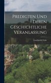 Predigten und deren geschichtliche Veranlassung