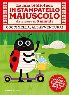 Cover Coccinella, all'avventura! Con adesivi. Stampatello maiuscolo