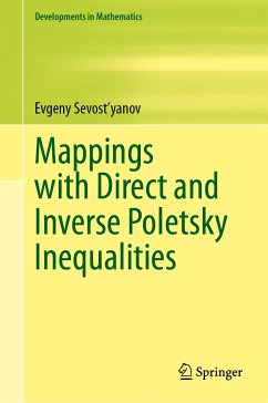 Mappings with Direct and Inverse Poletsky Inequalities (eBook, PDF) - Sevost'yanov, Evgeny
