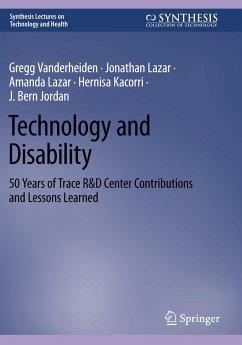 Technology and Disability - Vanderheiden, Gregg;Lazar, Jonathan;Lazar, Amanda