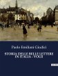STORIA DELLE BELLE LETTERE IN ITALIA -... - Bild 1
