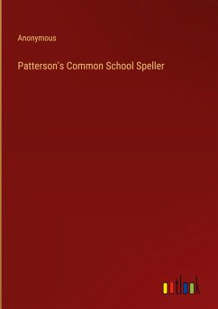 Cover Patterson's Common School Speller