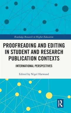 Proofreading and Editing in Student and Research Publication Contexts