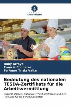 Bedeutung des nationalen TESDA-Zertifikats für die Arbeitsvermittlung - Arroyo, Ruby;Colinares, Francis;Vallar, Fe Amor Trizia