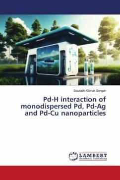 Pd-H interaction of monodispersed Pd, Pd-Ag and Pd-Cu nanoparticles