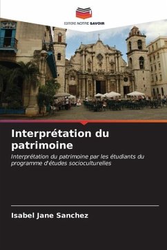 Interprétation du patrimoine - Jané Sánchez, Isabel