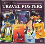 VINTAGE ERA TRAVEL POSTERS 2024 SQUARE S