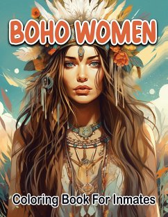 Boho woman coloring book for inmates - Publishing LLC, SureShot Books