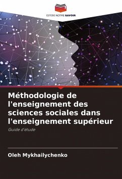 Cover Méthodologie de l'enseignement des sciences sociales dans l'enseignement supérieur
