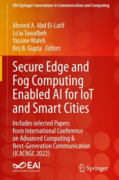 Secure Edge and Fog Computing Enabled AI for IoT and Smart Cities