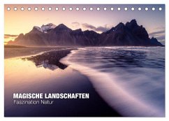 Magische Landschaften - Faszination Natur (Tischkalender 2024 DIN A5 quer), CALVENDO Monatskalender