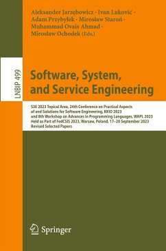 Software, System, and Service Engineering