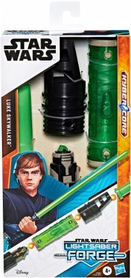 Hasbro F99685X0 - Star Wars Lightsaber Forge Kyber Core Luke Skywalker, grünes individualisierbares Lichtschwert