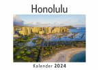 Honolulu (Wandkalender 2024, Kalender DIN A4 quer, Monatskalender im Querformat mit Kalendarium, Das perfekte Geschenk)