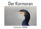 Der Kormoran (Wandkalender 2024, Kalender DIN A4 quer, Monatskalender im Querformat mit Kalendarium, Das perfekte Geschenk)