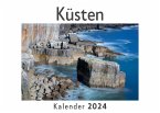 Küsten (Wandkalender 2024, Kalender DIN A4 quer, Monatskalender im Querformat mit Kalendarium, Das perfekte Geschenk)
