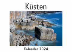 Küsten (Wandkalender 2024, Kalender DIN A4 quer, Monatskalender im Querformat mit Kalendarium, Das perfekte Geschenk) - Müller, Anna