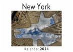 New York (Wandkalender 2024, Kalender DIN A4 quer, Monatskalender im Querformat mit Kalendarium, Das perfekte Geschenk)