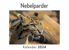 Nebelparder (Wandkalender 2024, Kalender DIN A4 quer, Monatskalender im Querformat mit Kalendarium, Das perfekte Geschenk) - Müller, Anna