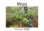 Moos (Wandkalender 2024, Kalender DIN A4 quer, Monatskalender im Querformat mit Kalendarium, Das perfekte Geschenk)