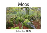 Moos (Wandkalender 2024, Kalender DIN A4 quer, Monatskalender im Querformat mit Kalendarium, Das perfekte Geschenk)