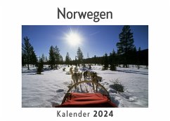 Norwegen (Wandkalender 2024, Kalender DIN A4 quer, Monatskalender im Querformat mit Kalendarium, Das perfekte Geschenk) - Müller, Anna