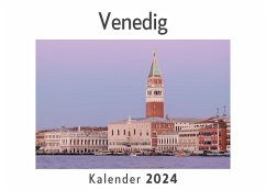 Venedig (Wandkalender 2024, Kalender DIN A4 quer, Monatskalender im Querformat mit Kalendarium, Das perfekte Geschenk) - Müller, Anna
